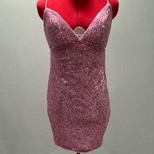 Sparkly Short Sequin Homecoming Bodycon Party Dress